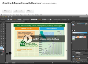 Mordy Golding's Lynda.com Infographics Course