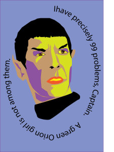 Warholesque Thug Spock